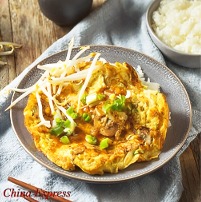 Mushroom Egg Foo Young 蘑菇蓉蛋