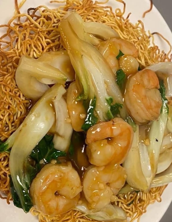 Shrimp Pan Fried Noodle