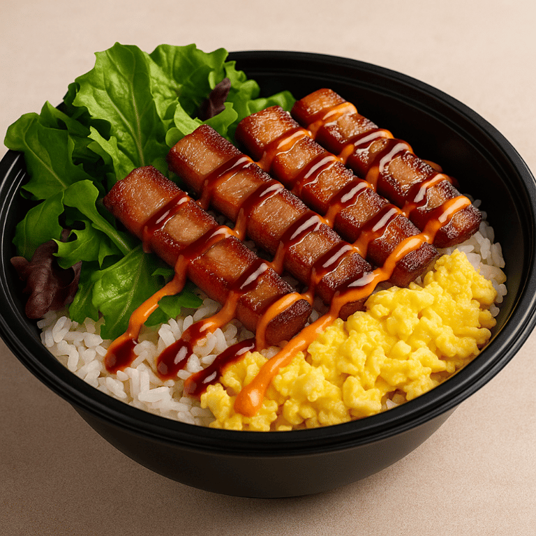 🍚 Sweet Chashu Pork Belly Rice Bowl