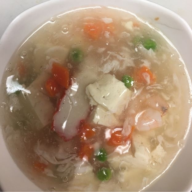23. Seafood Soup with Bean Curd