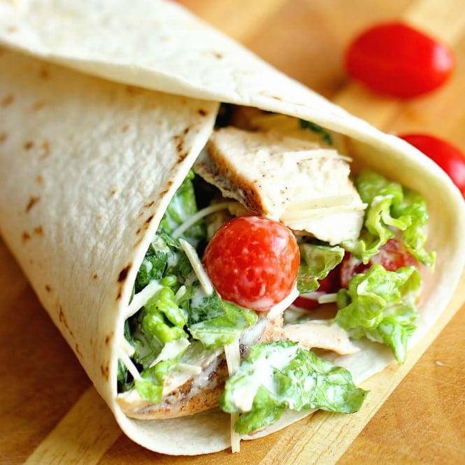 Chicken Caesar Wrap Box Lunch