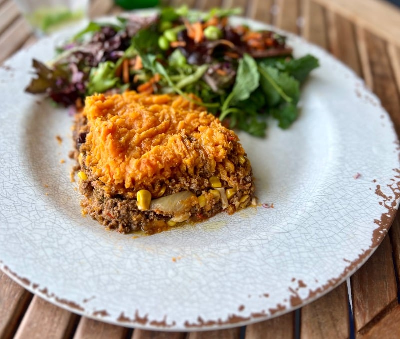 Organic Shepherd’s pie w/ side salad