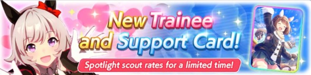 New Trainee + Support Gacha - Curren Chan