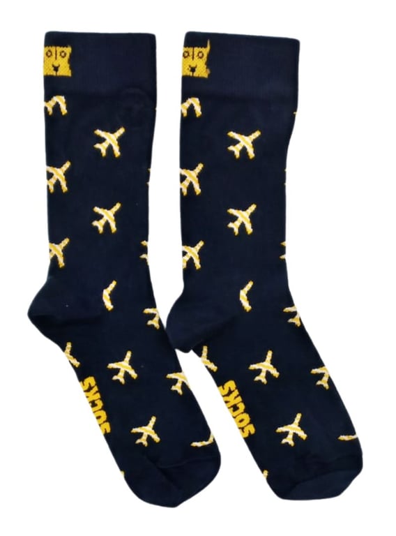 Aircraft Print Socks 