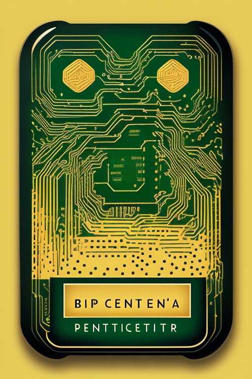 SilverEvermoore: ((Computer chip)) lines in gold on green background ...