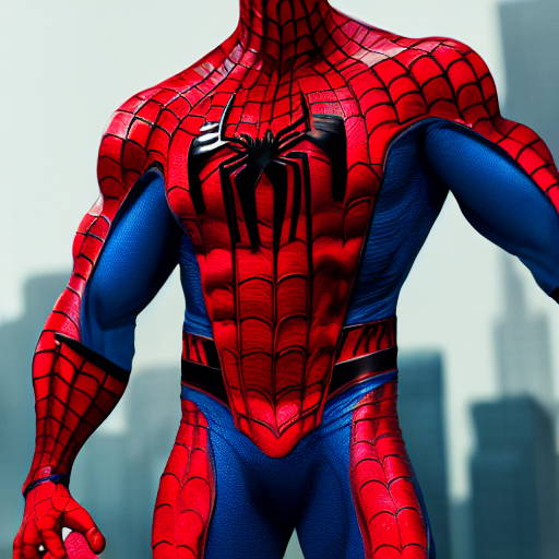 prompthunt: big red machine as spiderman , muscle extremely detailed,  fantastic details full face, mouth, trending on artstation, pixiv,  cgsociety, hyperdetailed Unreal Engine 4k 8k ultra HD, WLOP