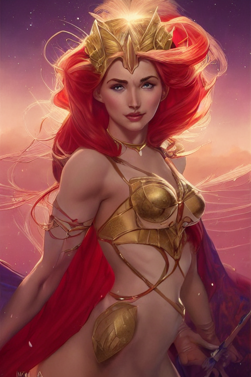 prompthunt: ultra realistic illustration, she - ra the princess of power in  lingerie, sci - fi, fantasy, intricate, elegant, highly detailed, digital  painting, artstation, concept art, smooth, sharp focus, illustration, art by