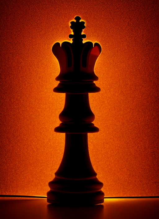prompthunt: queen chess piece photo, beautiful skin of led point