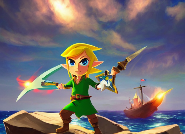 ArtStation - Link - The Legend of Zelda Wind Waker