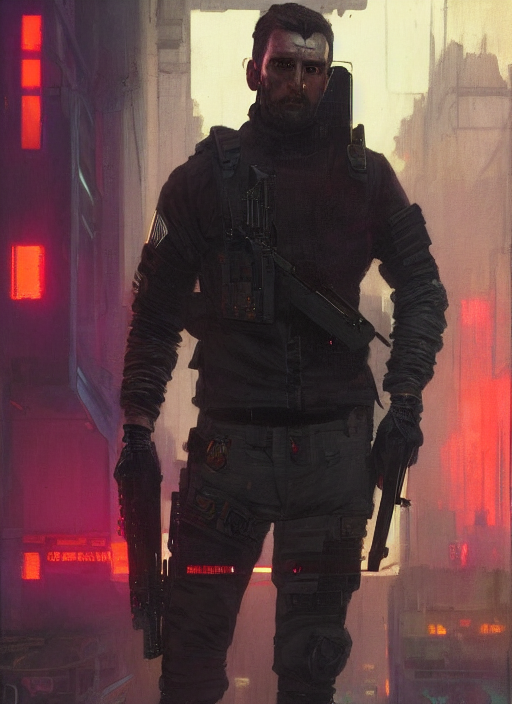 prompthunt: Modern Stonewall Jackson. Cyberpunk assassin in tactical ...