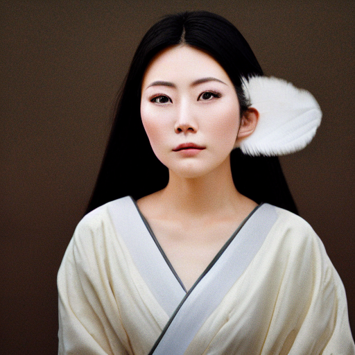 prompthunt: photo portrait of beautiful Japanese women with perfect