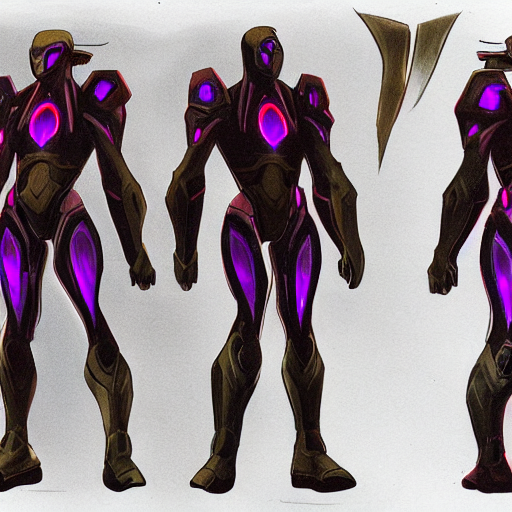 prompthunt Quake 3 arena concept art of Visor drawn by Scott