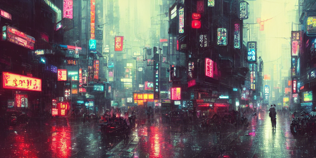 Steam Workshop::Animated Cyberpunk Night City 4K - No rain version