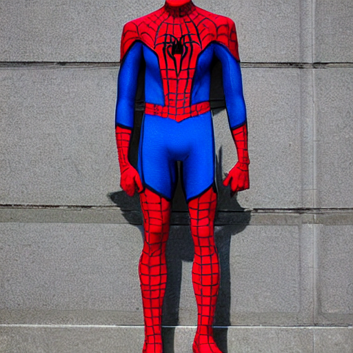 prompthunt: spiderman wearing captain america suit, photo