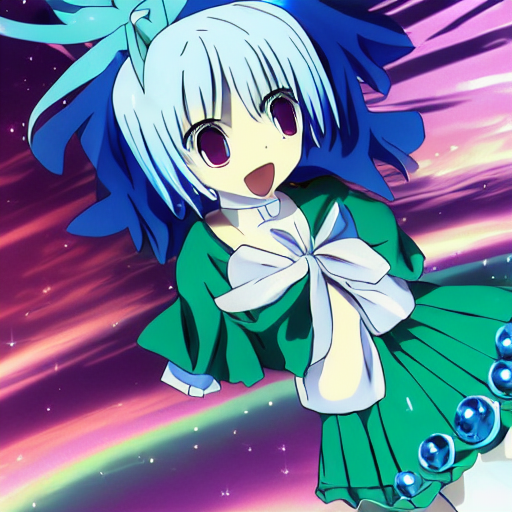 prompthunt Image Of Cirno. Gelbooru Anime Image