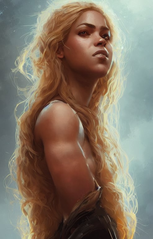 prompthunt: portrait of shakira by greg rutkowski, young, attractive,  highly detailed portrait, scifi, digital painting, artstation, concept art,  smooth, sharp foccus ilustration, artstation hq