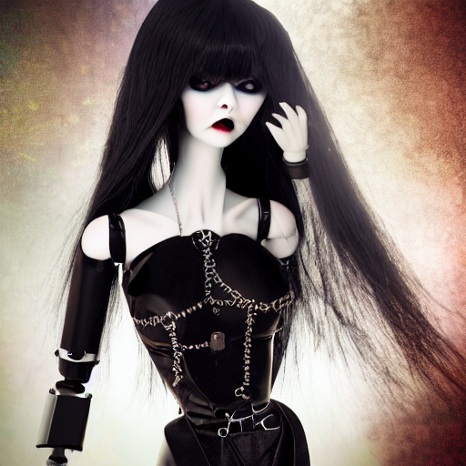 ball jointed doll goth