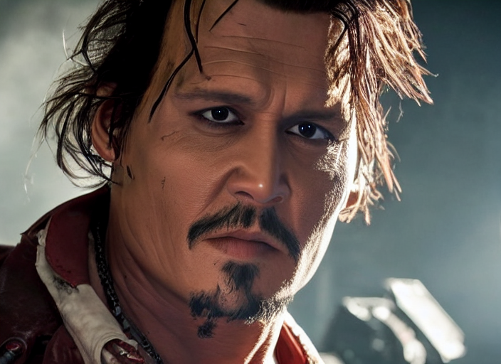 prompthunt: Johnny Depp playing Ash Williams in Ash vs Evil Dead, film ...