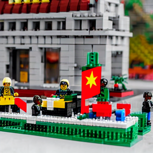 Tiananmen Square Lego Set