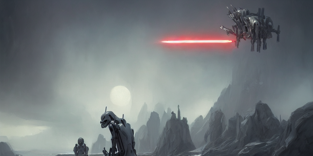 ArtStation - General Grievous vs Jedis Star Wars fan art