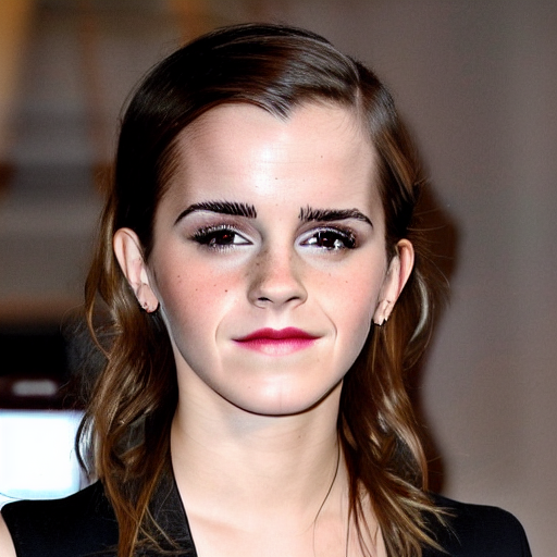 Emma Watson cross eyed