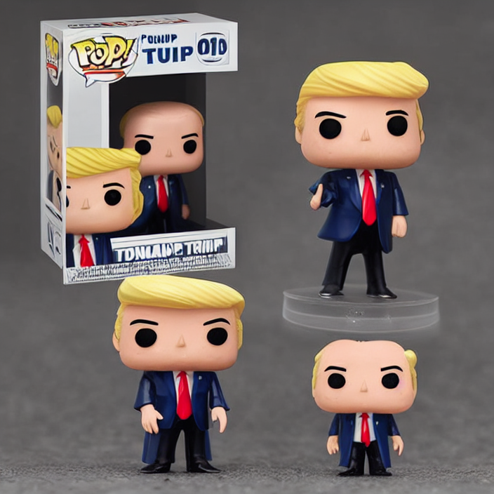 Donald Trump, Funko Pop of Donald Trump, Figurine, Fantasy, Product Photo