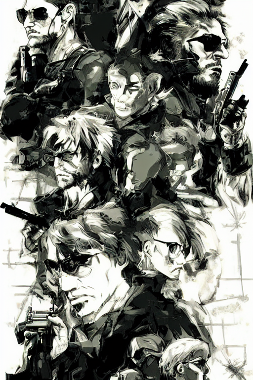 prompthunt: Metal Gear Solid movie poster artwork by mondo poster , full of  details, by Yoji Shinkawa, Matte painting, trending on artstation and mondo  poster