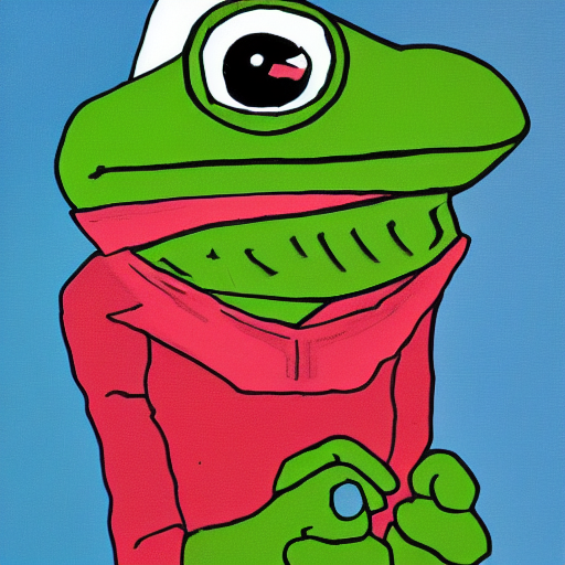 prompthunt: pepe the frog by matt furie