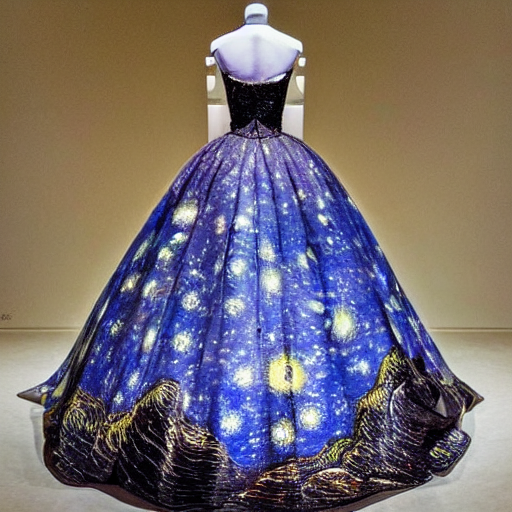 Starry sales ball gown