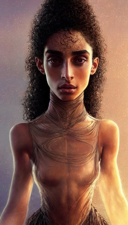 prompthunt: imaan hammam, ballerina, lord of the rings, sweaty insane,  intricate, highly detailed, digital painting, artstation, concept art,  smooth, sharp focus, illustration, unreal engine 5, 8 k, art by artgerm and  greg
