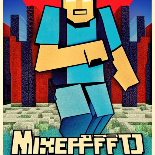 Minecraft Propaganda poster for Notch