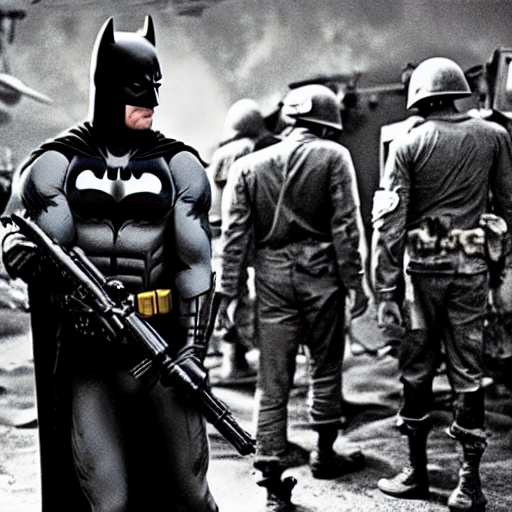 prompthunt: batman in the vietnam war