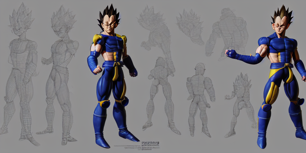 ArtStation - Vegeta Super Sayajin 3