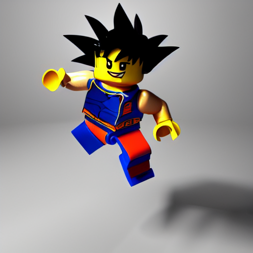 Lego best sale goku hair