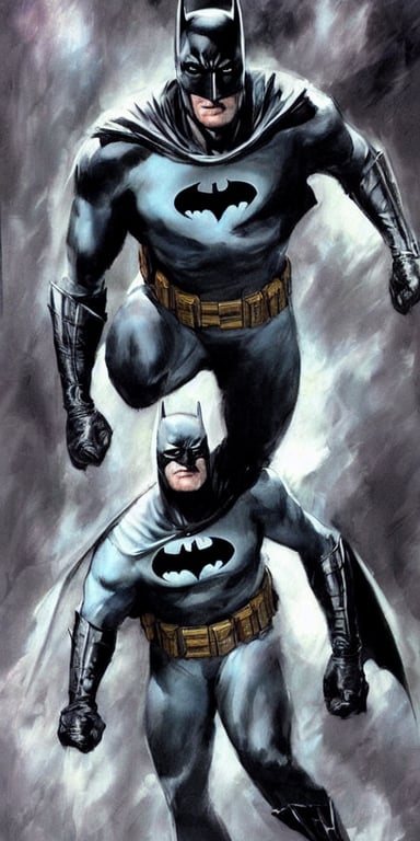 prompthunt: full body batman character design by gabriele dell'otto