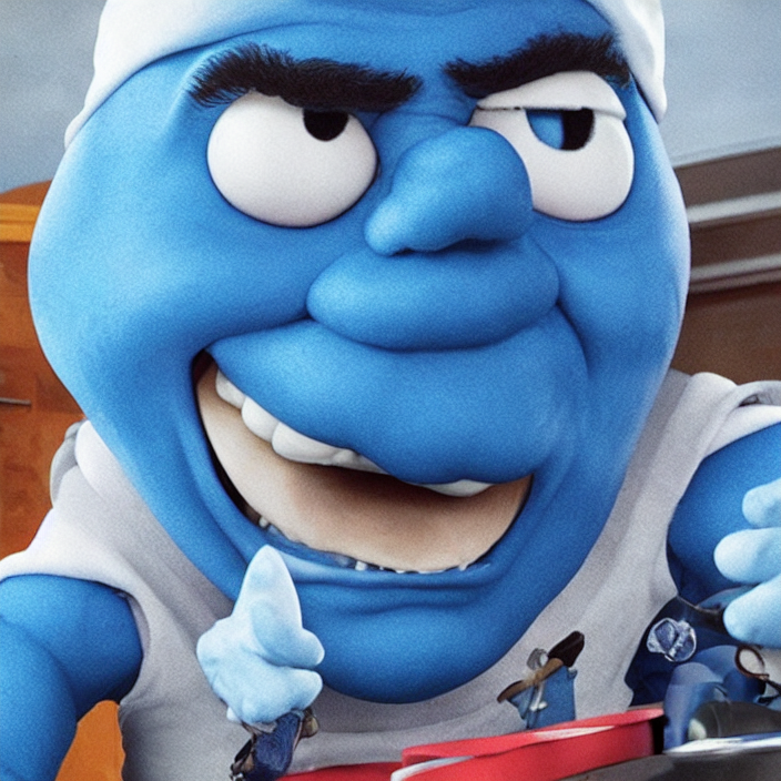 Papa smurf movie store