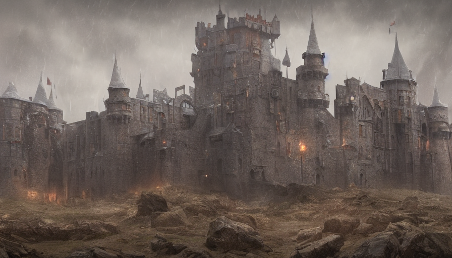 Huge Real Medieval Castles