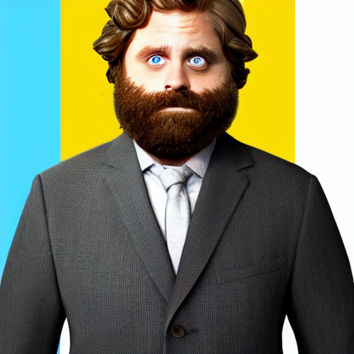 prompthunt Zach Galifianakis NoBeard, Zach galifianakis with no beard
