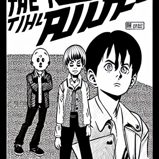 prompthunt: back to the future manga by junji ito
