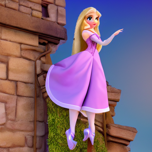 Rapunzel Tangled Full Body