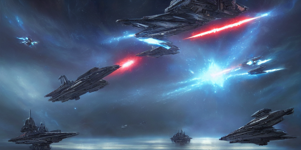 Sci Fi Capital Ship Space