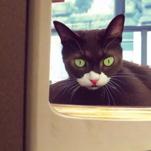 prompthunt cat hitting the griddy