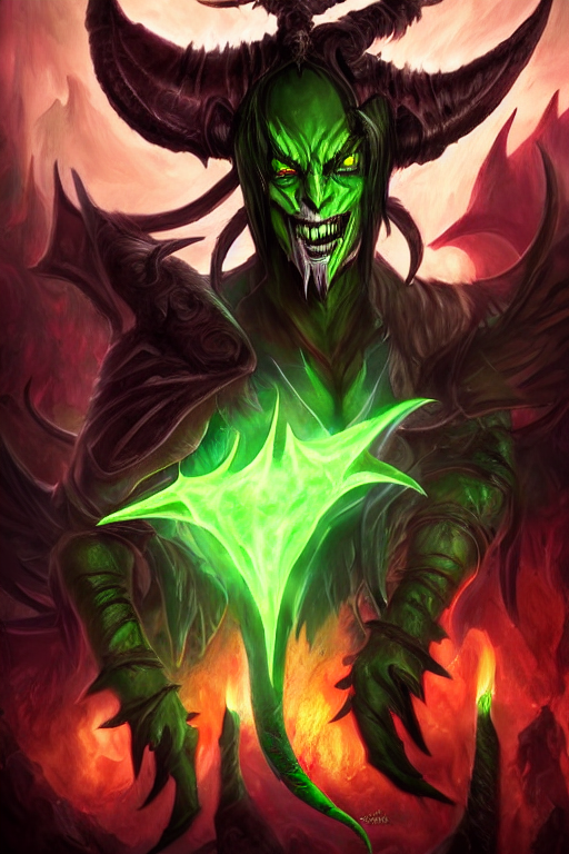 prompthunt illidan the elf demon hunter with band that cover his eyes