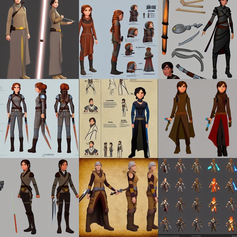 Hãy đưa Jedi Knight Katniss Everdeen vào thế giới của bạn với Pixar Character Model. Tự tay thiết kế và tùy chỉnh các chi tiết cho nhân vật độc đáo của bạn.