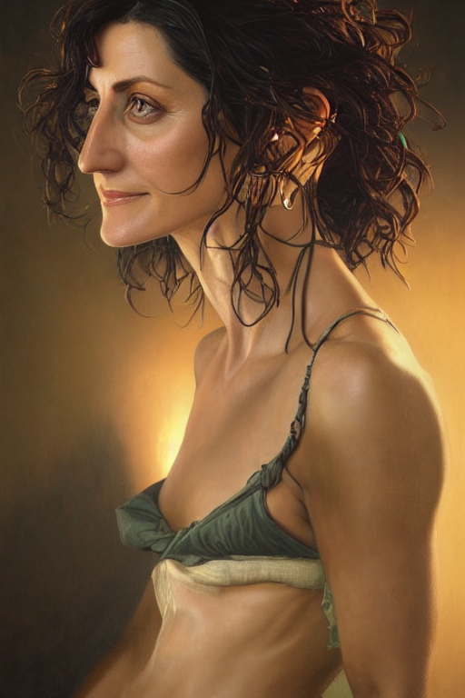 prompthunt: painting of lisa edelstein,, ultra realistic, sharp details,  subsurface scattering, intricate details, warm lighting, beautiful  features, highly detailed, photorealistic, octane render, 8 k, unreal  engine, art by artgerm and greg rutkowski