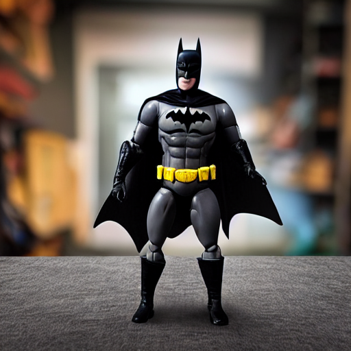 prompthunt: product shot of action figure of Batman in boxer shorts