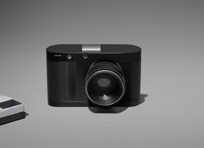 prompthunt: minimalism camera designed by Dieter Rams, Naoto Fukasawa,  designed by Apple, minimalism, front view