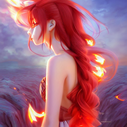 prompthunt 3D advanced digital art, a very cute and anime