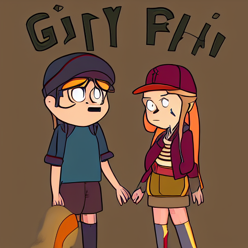 prompthunt Gravity Falls Fanart Dipper and Pacifica Northwest