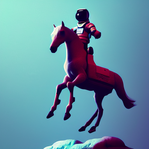 prompthunt: photography of animal horse riding on top of an human ...